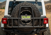 DV8 Offroad TCJL-14 Body Mounted Tire Carrier for Jeep Wrangler JL 2018+