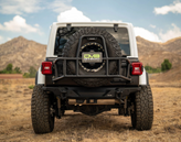 DV8 Offroad TCJL-14 Body Mounted Tire Carrier for Jeep Wrangler JL 2018+
