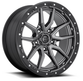 Fuel D680 Rebel Wheel 20x10 in Gunmetal with Black Ring