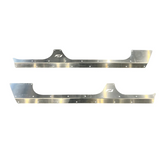 Motobilt MB1014-F-A Aluminum Rocker Armor w/ Fender for Jeep Wrangler JKU 2007-2018