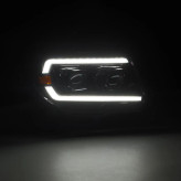 AlphaRex 880367 LUXX-Series LED Projector Headlights Alpha-Black 03-09 4Runner