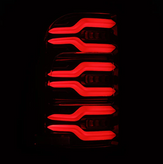 AlphaRex 640032 LUXX-Series LED Tail Lights Alpha Black Ram 1500 2025+