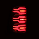 AlphaRex 640052 LUXX-Series LED Tail Lights Black Red Ram 1500 2025+