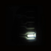AlphaRex 640042 LUXX-Series LED Tail Lights Black Ram 1500 2025+