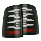 Alpharex 640004 / 640092 19-24 Ram 2500/3500 LUXX-Series LED Tail Lights Black