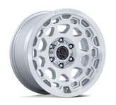 Black Rhino BR026SD Congo Wheel 17x8.5 in Gloss Silver with Machined Face