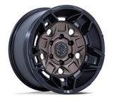 Black Rhino BR028ZB Guard Wheel 17x8.5 in Burnt Bronze with Matte Black Lip