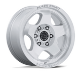 Black Rhino Wheels BR031SD17855000 Sol Wheel 17x8.5 5x5 in Gloss Silver with Machined Face 