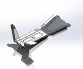Next Venture Motorsports NV-JL-07040-MY21-ALM_A-UHMW JL 3.6 Engine/Trans Mod Skid Kit 7000 Series 2021+