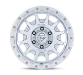 Fuel FC884SD Fortress Wheel 17x9 in Gloss Silver with Machined Face