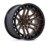 Fuel FC874ZB Celsius Wheel 17x9 in Matte Bronze with Gloss Black Lip