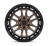 Fuel FC874ZB Celsius Wheel 17x9 in Matte Bronze with Gloss Black Lip