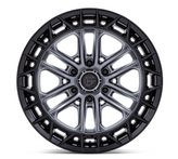 Fuel FC874AB Celsius Wheel 17x9 in Matte Gunmetal with Matte Black Lip