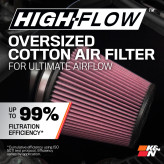 K&N 77-9034KP Cold Air Intake - High-Flow Aluminum Tube for Toyota 4Runner & FJ Cruiser 4.0L 2010-2023