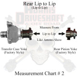 Adams Driveshaft ASDJL-1350HRR Rear 1350 CV Driveshaft for Jeep Wrangler JL 4XE 2021+