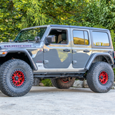 Savvy Offroad SD0048 Aluminum Rocker Armor Trim Kit for Jeep Wrangler JL 4 Door 2018+