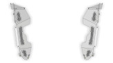 Motobilt MB1243-M High Clearance Front Inner Fenders  - Max Vent- for Jeep JL/JLU/JT for 40"+ Tires 2018+