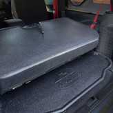 Armorlite B1010024-BLK1-AA Rear Flooring and Cargo Mat for Jeep Wrangler JK 2 Door 2007-2010