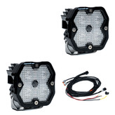 Baja Designs 55-7801-2 Squadron 2.0 Sport Black Auxiliary LED Light Pod Pair