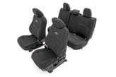 Rough Country 91062 Front & Rear Seat Covers for Toyota Tacoma 2024+