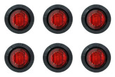 Quake LED QTE998 3/4" Side Marker Lamp 6 Pack for Jeep Wrangler JK, JL & Gladiator JT 2007+