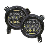 Quake LED QTE903 9" RGB Headlights for Jeep Wrangler JL & Gladiator JT 2018+