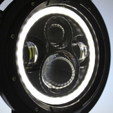 Quake LED QTE960 9" Headlights with White DRL Halo/Amber Turn Signals for Jeep Wrangler JL & Gladiator JT 2018+