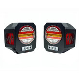 Quake LED QMT1042 Tech Tail Lights for Jeep Wrangler JL 2018+