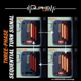 Quake LED QMT1537 Metal Tek Series B.A.S.S. Technology Tail Lights for Jeep Wrangler JK, JL & Gladiator JT 2007+