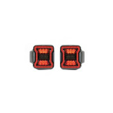 Quake LED QTE558 Blackout LED Tail Lights for Jeep Wrangler JL 2018+