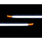 Quake LED QTE1194 Slim DRL Fender Chop Kit Smoked for Jeep Wrangler JL & Gladiator JT 2018+