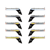 Quake LED QTE1402 HDX Slim DRL Fender Chop Kit for Jeep Wrangler JL & Gladiator JT 2018+