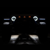 Quake LED QTE1402 HDX Slim DRL Fender Chop Kit for Jeep Wrangler JL & Gladiator JT 2018+