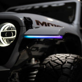 Quake LED QTE1402 HDX Slim DRL Fender Chop Kit for Jeep Wrangler JL & Gladiator JT 2018+