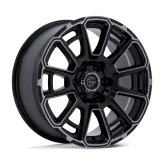 Fuel FC910BT17906801 Foxhound Wheel 17x9 6x139.7 in Gloss Black Dark Tinted Clear