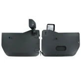 Combat Off Road 15-1036 Full Aluminum Half Doors for Jeep Wrangler JK 2007-2018