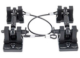 Combat Off Road 99-1091 Billet Aluminum Hood Latch Set Black Out Series for Jeep Wrangler JK, JL & Gladiator JT 2007+