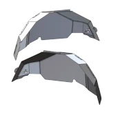 Next Venture Motorsports NV-JL-00175 Aluminum Rear Inner Fenders for Jeep Wrangler JL 2018+