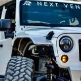 Next Venture Motorsports NV-JK-00080 Aluminum High Line Front Fenders for Jeep Wrangler JK 2007-2018
