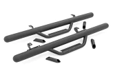 Rough Country RCJ1846B Full Length Nerf Steps for Jeep Wrangler JL 2 Door 4WD 2018+