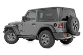 Rough Country RCJ1846B Full Length Nerf Steps for Jeep Wrangler JL 2 Door 4WD 2018+