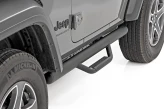 Rough Country RCJ1846B Full Length Nerf Steps for Jeep Wrangler JL 2 Door 4WD 2018+