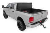 Rough Country 49318650 Hard Tri-Fold Flip Up Bed Cover for Ram 1500/2500/3500 6'4" Bed 2009+