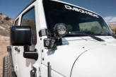 DV8 Offroad LBJK-04 Dual Pod Light Mounts for Jeep Wrangler JK 2007-2018