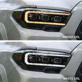 Form Lighting FL0112 LED Projector Headlights with Selectable DRL for Toyota Tacoma 2016-2023