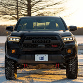 Form Lighting FL0112 LED Projector Headlights with Selectable DRL for Toyota Tacoma 2016-2023