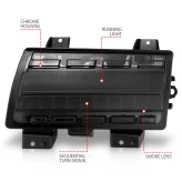 Anzo USA 511088 JEEP WRANGLER 18-25 / GLADIATOR 20-25 FULL LED FENDER LIGHTS SMOKE W/ SEQUENTIAL SIGNAL (FOR MODELS W/ FACTORY LED FENDER LIGHTS)