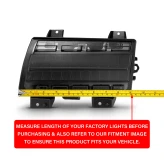Anzo USA 511087 JEEP WRANGLER 18-25 / GLADIATOR 20-25 FULL LED FENDER LIGHTS SMOKE W/ SEQUENTIAL SIGNAL (FOR MODELS W/ FACTORY HALOGEN FENDER LIGHTS)