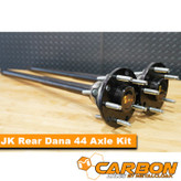 Carbon Axles by MetalCloak C0008 Jeep Wrangler JK Non-Rubicon Rear D44 30 Spline Axle Kit 2007-2018