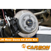 Carbon Axles by MetalCloak C0008 Jeep Wrangler JK Non-Rubicon Rear D44 30 Spline Axle Kit 2007-2018